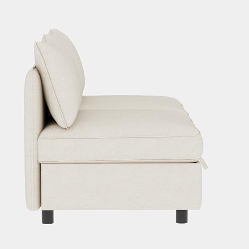 Oversized Modular Storage Sectional Sofa with Movable Ottomans and Seat, U-Shaped Chenille Upholstered Sofa Couch Q632