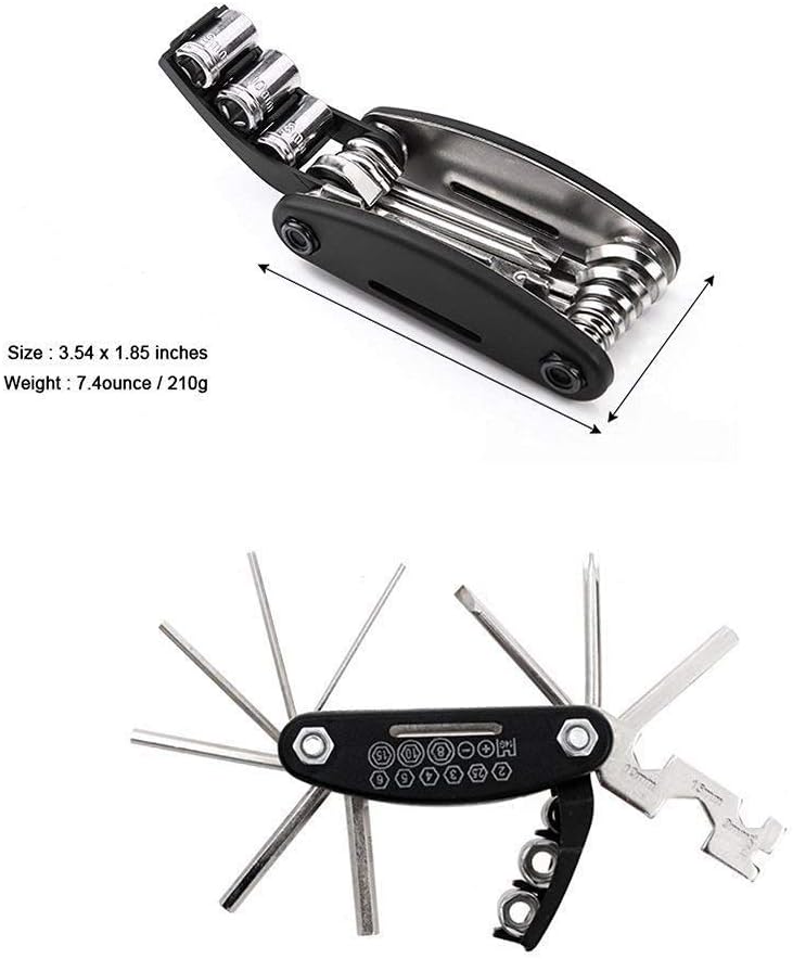 16-in-1 Multi-Function Bike Mechanic Repair Tool Kit J91400